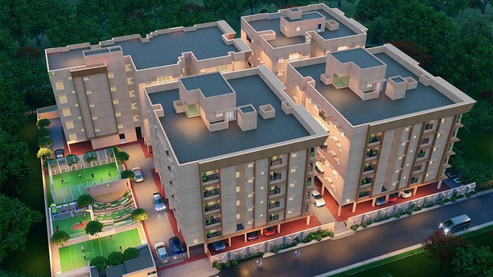 Night View of the Project